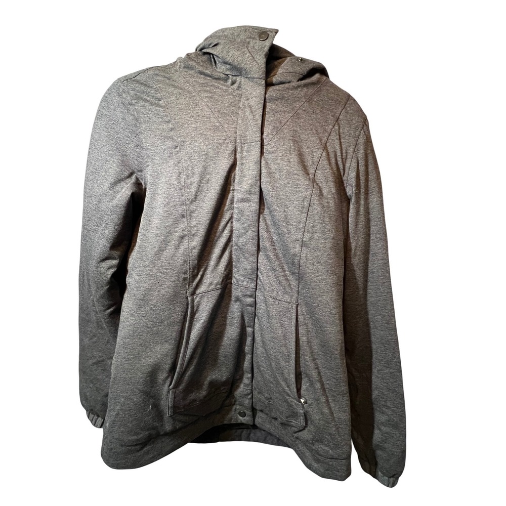 Nobis Heather Gray Lightweight Hooded Jacket with‎ Front Pockets Size S